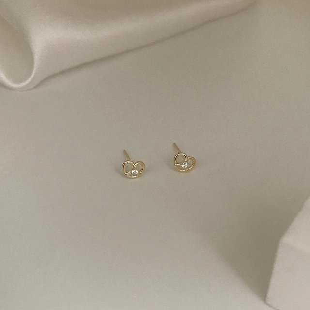 Lucky Star Jewelry Ohrstecker Herz, Damen - Bild 1