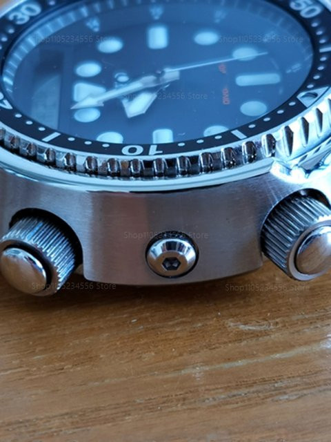 Seiko Taucheruhr Modifikation, Edelstahl, Silber - Bild 1