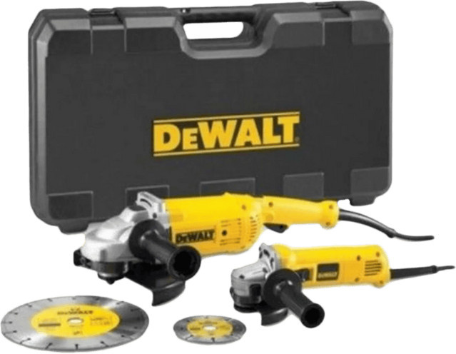 DeWalt DWE492SDT-QS Kombiset Netzbetrieb Gelb - Bild 1