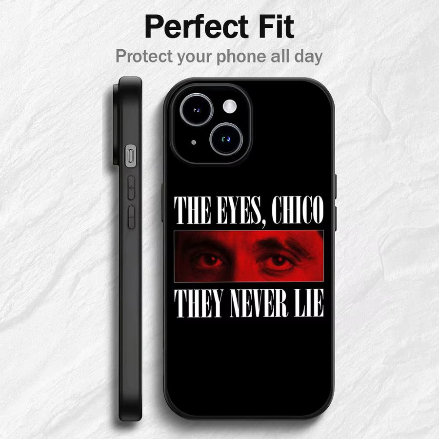 Stoßfeste Silikonhülle Scarface Film Design für iPhone 17 16 15 14 13 12 11 Pro Max Mini XS XR 7 Plus und iOS Modelle - Bild 2