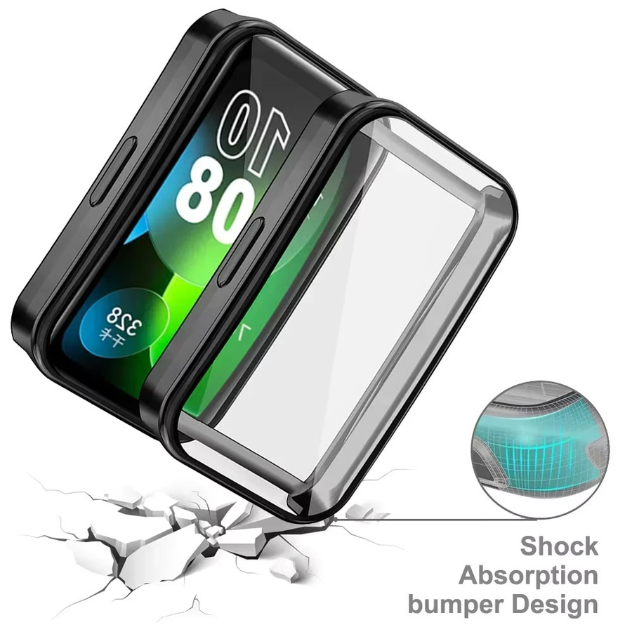 Huawei Smartwatch-Hülle, TPU, Schwarz, transparent - Bild 4