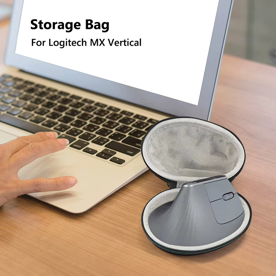 Schutzhülle für kabellose Logitech Mäuse mit Reißverschluss und Handschlaufe als Reise-Tragetasche - Bild 2