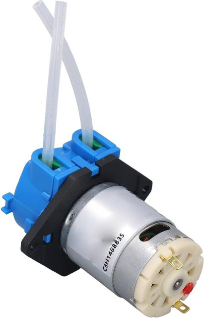 Mini Peristaltikpumpe zur Flüssigkeitsdosierung für Aquarium und Laborgeräte, 5W, 60ml/min, 12V, Blau - Bild 1