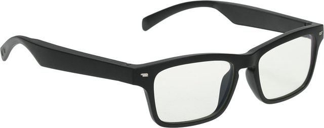 Intelligente Audiobrille mit Bluetooth, kabellose Musik- und Freisprechbrille mit Blue Light Blocking und polarisierten Gläsern, rechteckiges Design aus Kunststoff, Farbe: Blau/Schwarz - Bild 1