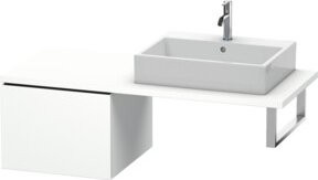 Duravit Unterschrank L-Cube in Weiß für Konsole mit 1 Auszug, B/T/H: 52 x 40 x 54,7 cm - Bild 1