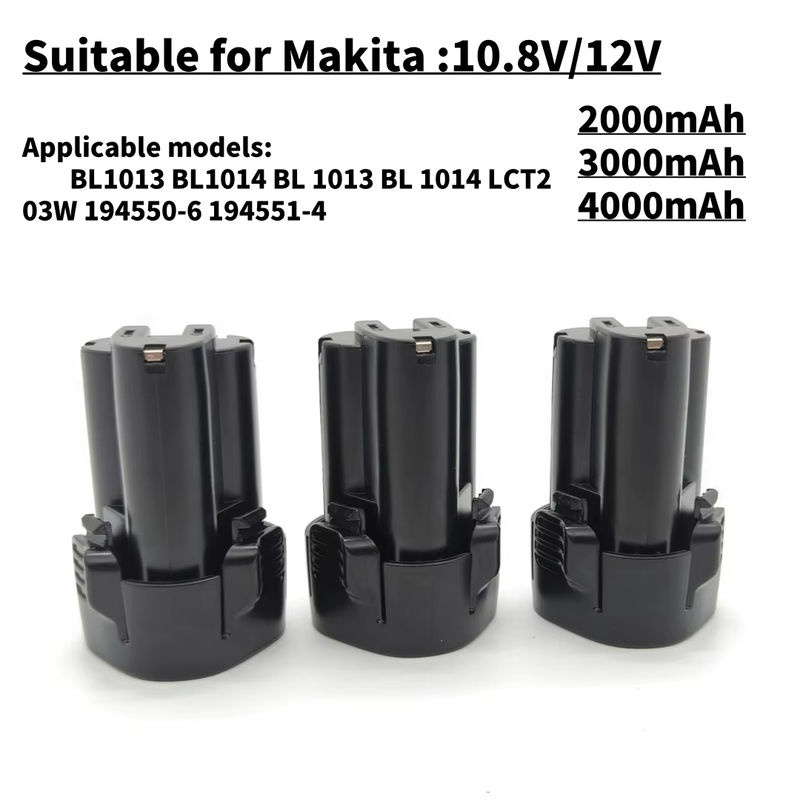 Lithium-Ionen-Ersatzakku 10,8V/12V für Makita, Kapazität 2,0Ah-4,0Ah, kompatibel mit BL1013, BL1014, BL 1013, BL 1014 - Bild 6