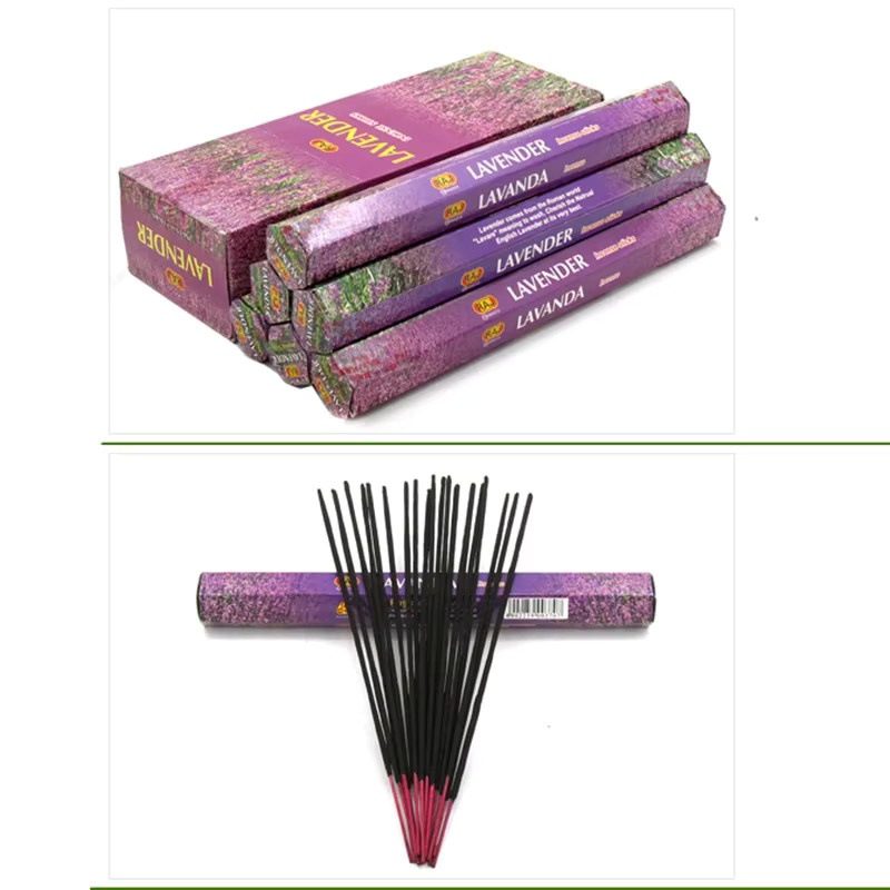 YXYMCF Weihrauch-Stäbchen für Meditation und Aromatherapie in verschiedenen Duftrichtungen wie Lavendel, Sandale, Jasmin und Adlerholz - Bild 4
