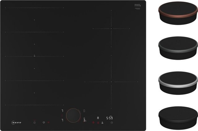 Neff T66PYE4C0 Autark-Induktionskochfeld in Schwarz mit Smart Home Integration und App-Steuerung - Bild 1