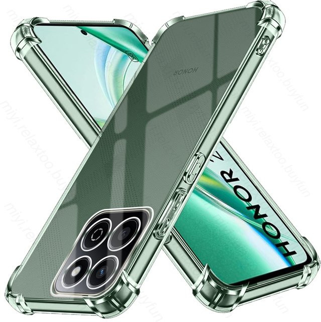 Stoßfeste Silikonhülle Slim Clear Cover für Honor X6 X6S X6C X6A X6B X7 X7A X7B X7C X8 X8A X8C X8B in Transparent - Bild 1
