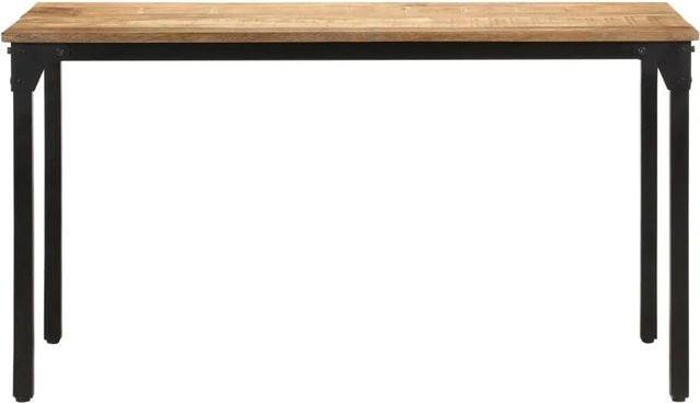 vidaXL Esstisch aus Mangoholz in Braun, Rechteckig, B/T/H: 140 x 70 x 76 cm - Bild 1