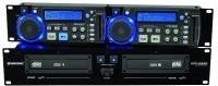 Omnitronic XCP-2800 CD-Player in Schwarz und Blau, B/T/H: 483 x 260 x 97 mm - Bild 1