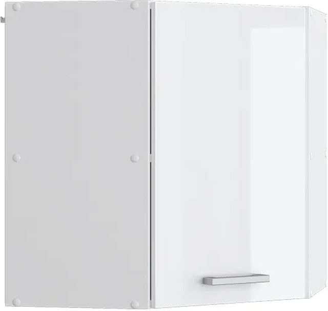 Vicco R-Line Eckhängeschrank für die Küche, Weiß Hochglanz, B/T/H: 57 x 34,1 x 60 cm - Bild 1