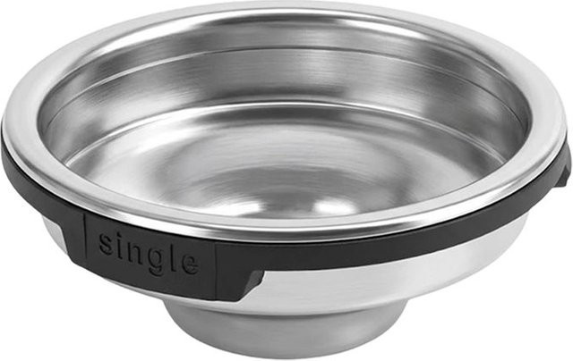 Ninja Wiederverwendbarer Kaffeefilterkorb aus Edelstahl für Ninja ES701 Siebträger, Einzeltassenfilter in Schwarz und Silber - Bild 1