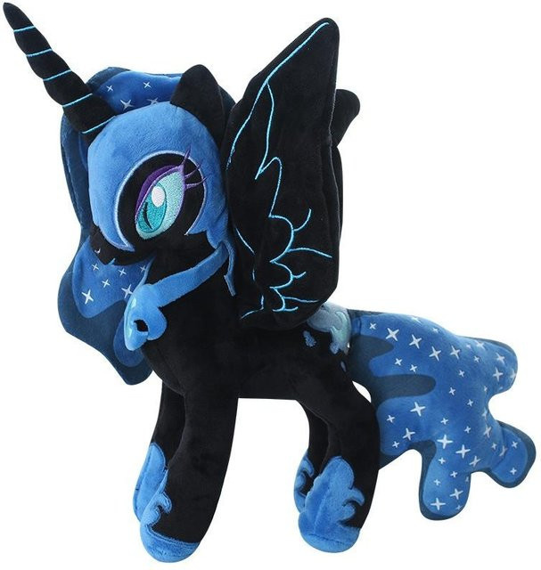Zhiyuan TOY Luna Evolution Nightmare Moon Plüschtier, Einhorn, Rosa / Pink, Blau - Bild 1