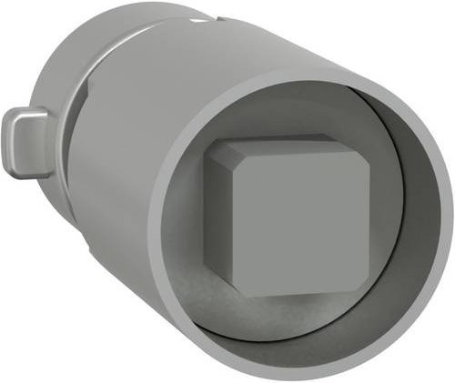 Schneider Electric PrismaSeT-P Zylinderschloss mit 8mm Vierkanteinsatz in Grau - Bild 1