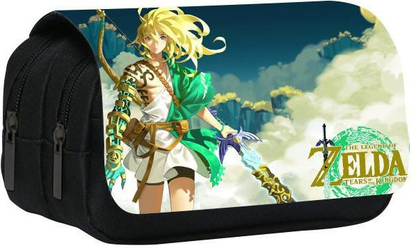 DewBloom Stifteetui Legend of Zelda mit zwei Fächern für Schulbedarf, Mehrfarbig - Bild 1
