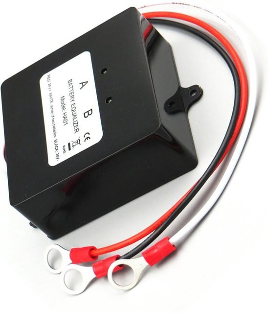 Industrial Commercial Giants Batteriespannungs-Ausgleicher HA01 für 24V und 48V Serien mit intelligentem Lademanagement, Schwarz - Bild 1