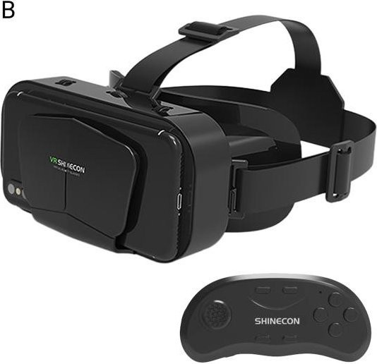 Caicaichen G10 VR-Brille für Mobiltelefone mit immersivem Panorama-Display in Schwarz - Bild 1
