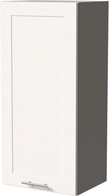 Feldmann-Wohnen Hängeschrank Oslo Küchenschrank Grau Weiß Matt B/T/H: 45 x 32,5 x 96 cm - Bild 1