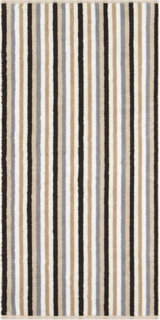 Duschtuch SHADES Streifen von cawo in Sand/Beige, Breite: 140 cm, Höhe: 70 cm - Bild 1
