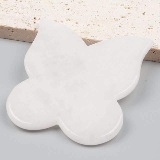 Muyijaderies Gua Sha Schmetterling Massagegerät, Gesicht und Körper, Unisex - Bild 1