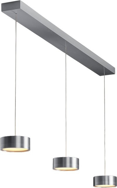 Holtkötter Favor 2053-3 LED-Pendelleuchte 3-flammig in Silber, Aluminium, dimmbar mit dim2warm Technologie - Bild 1