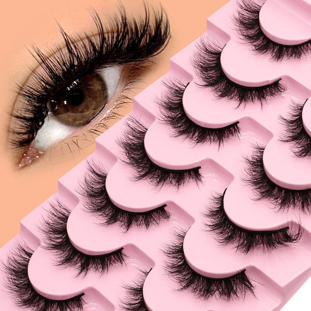 Lasvirey Künstliche Wimpern, 8D Volumen, Unisex - Bild 1