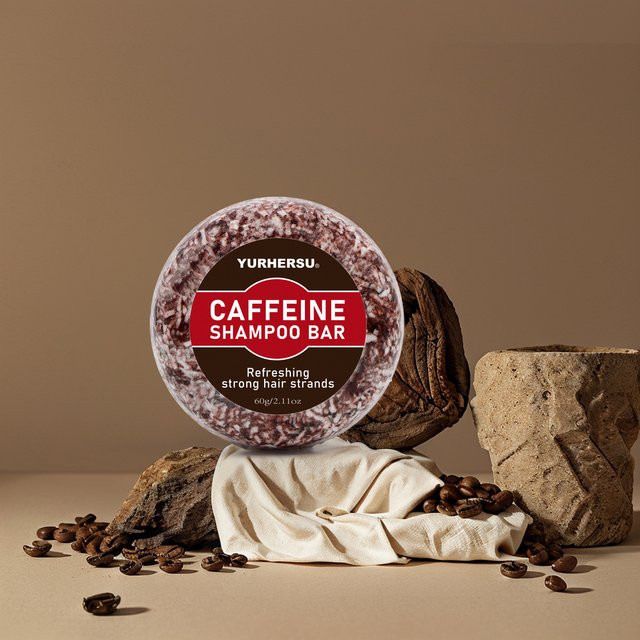 YURHERSU Koffein-Shampoo-Riegel, Unisex - Bild 1