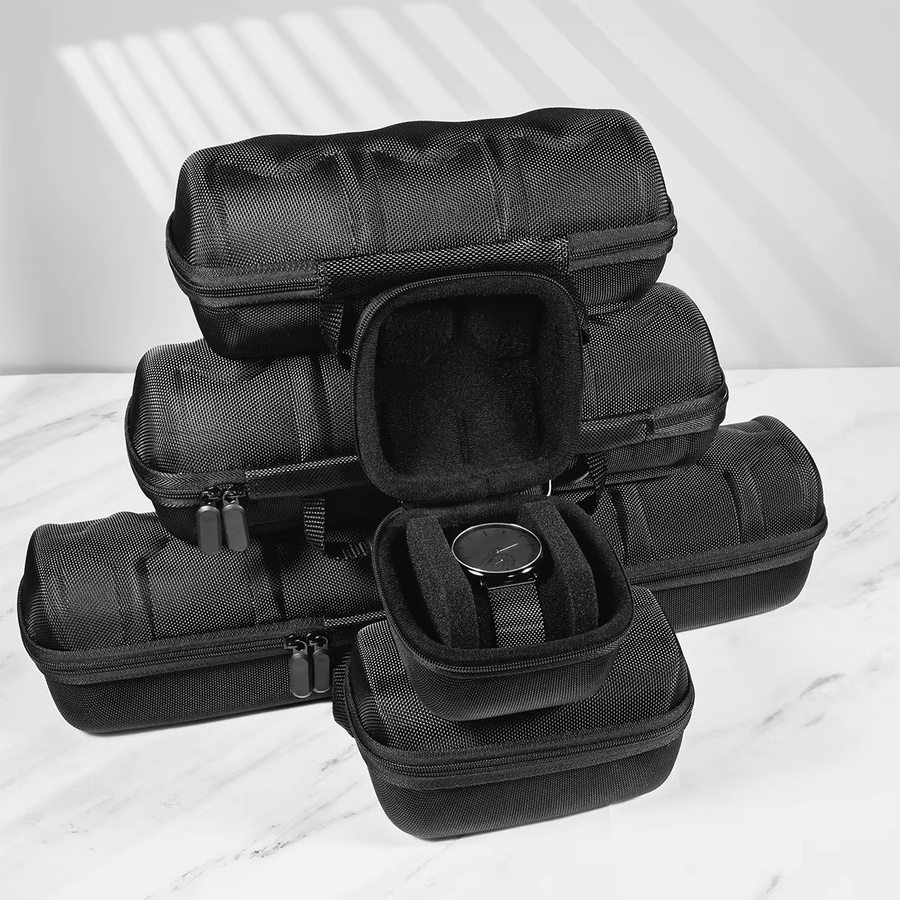 CAOWTAN Uhrenbox-Organizer, Schwarz, Unisex - Bild 2