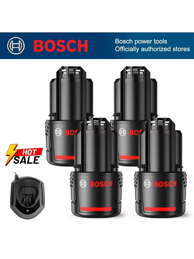 Bosch 12V Li-Ionen Akku BAT411 mit 2,0Ah in Schwarz - Bild 5