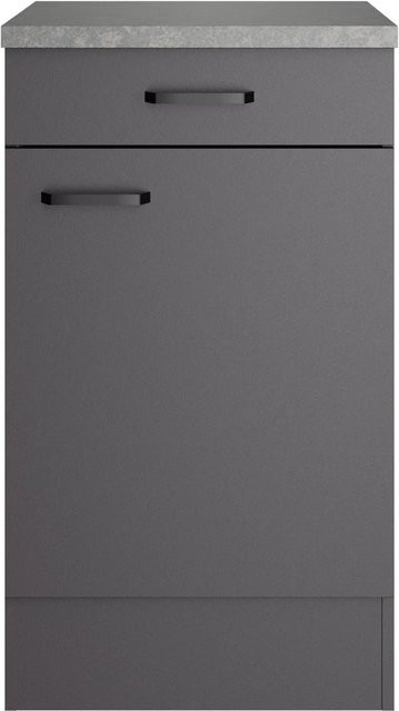 OPTIFIT Unterschrank OPTImulti MUKI U506-1+ Kiel420 Anthrazit Matt B/T/H: 50 x 60 x 88 cm - Bild 1