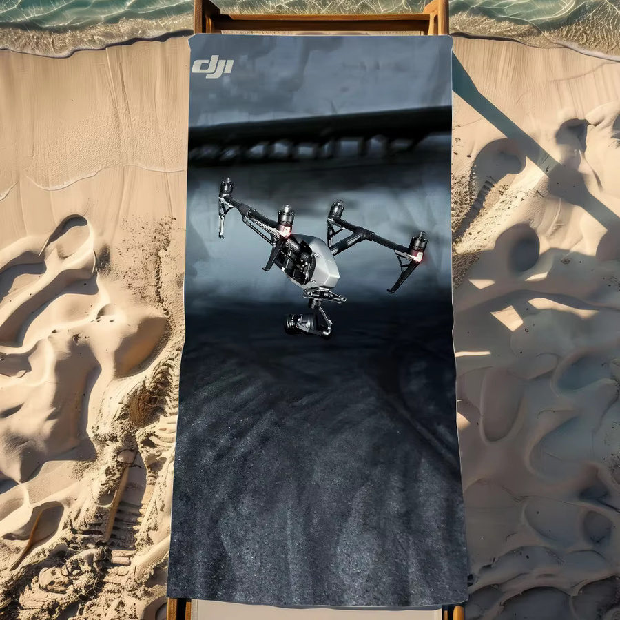 D-DJIs Mikrofaser Handtuch schnell trocknend und weich für Strand, Pool, Fitnessstudio und Reisen - Bild 3