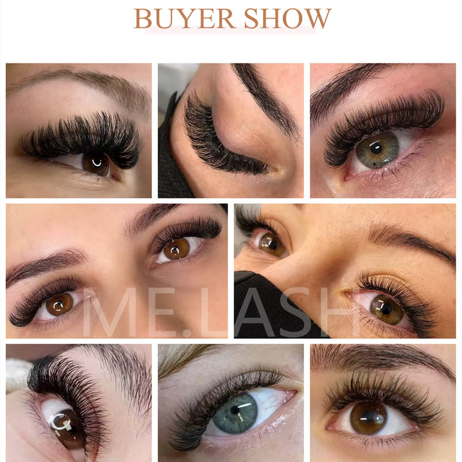 ME.LASH Charming 3D Wimpern Extensions, C und D Wellung, Black, Unisex - Bild 4