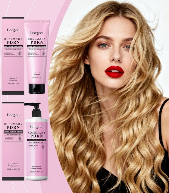 Hoegoa Rosmarin Shampoo & Conditioner Set für trockenes Haar - Bild 1