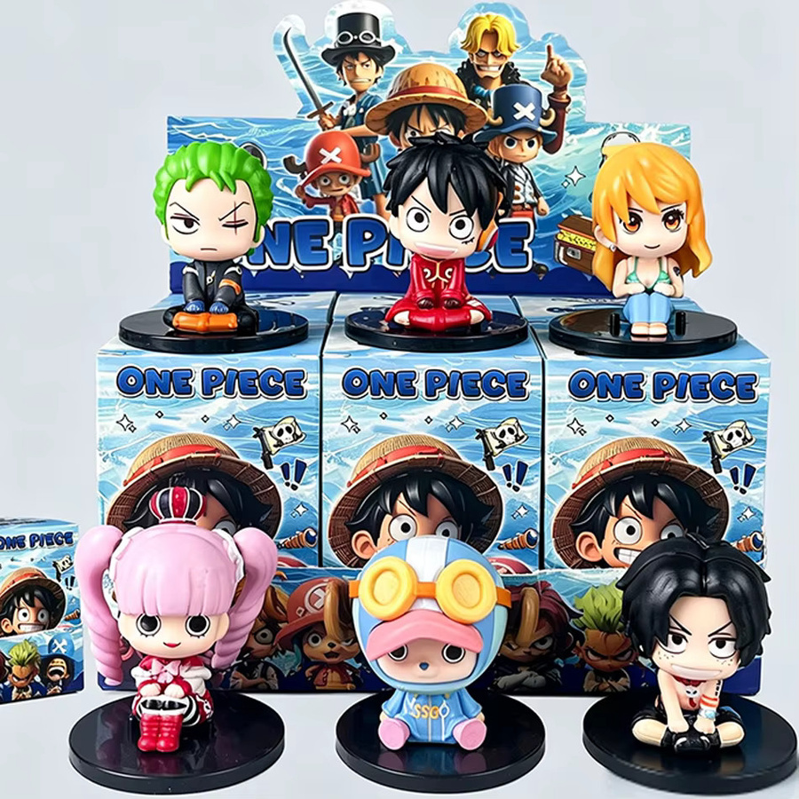 Bandai One Piece Mini-Figuren, 12-teiliges Set, Anime-Charaktere, PVC-Modellstatue - Bild 3