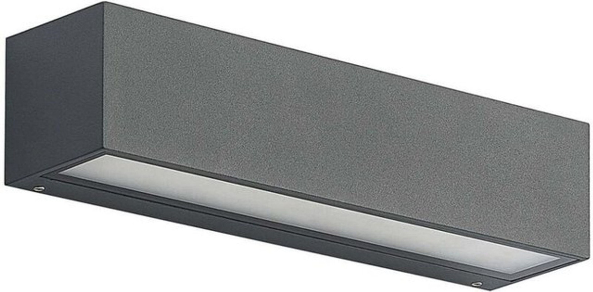 Arcchio LED Außenwandleuchte Lengo aus Aluminium in Grau und Anthrazit mit IP65 Schutzart - Bild 1