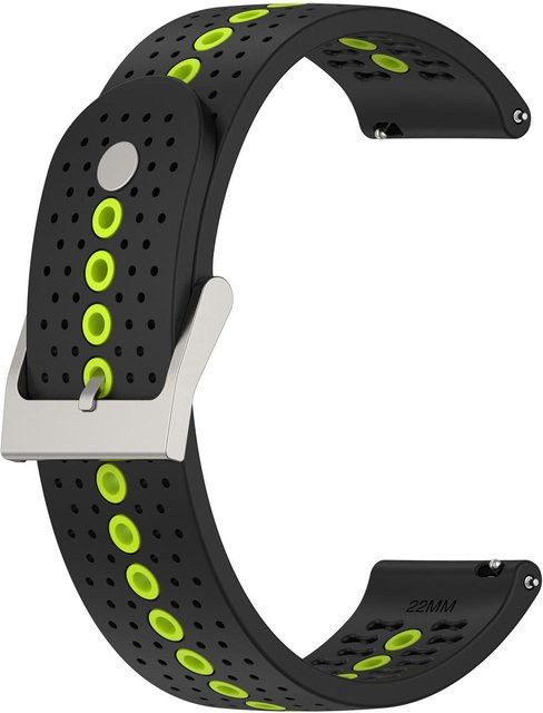MY-CASE Uhrenarmband Silikon, Schwarz, Unisex - Bild 1