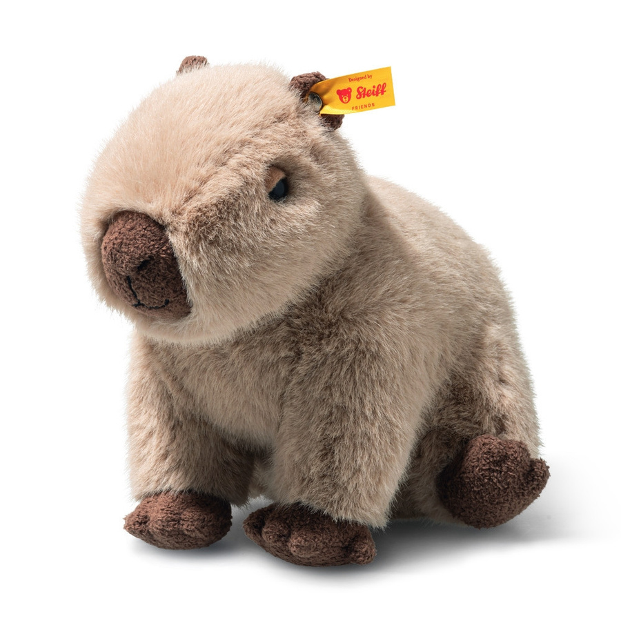 Steiff Chip Capybara, Plüschtier, braun, 23cm - Bild 1