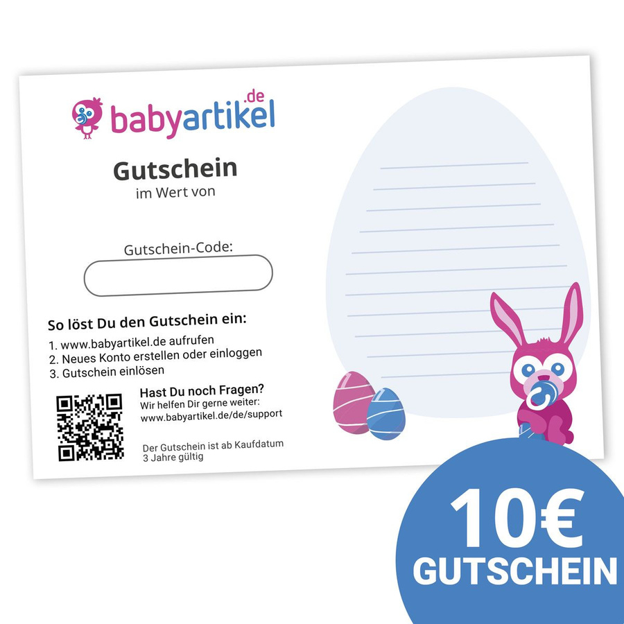 Babyartikel.de 10 Euro Geschenkgutschein für Ostern - Bild 1