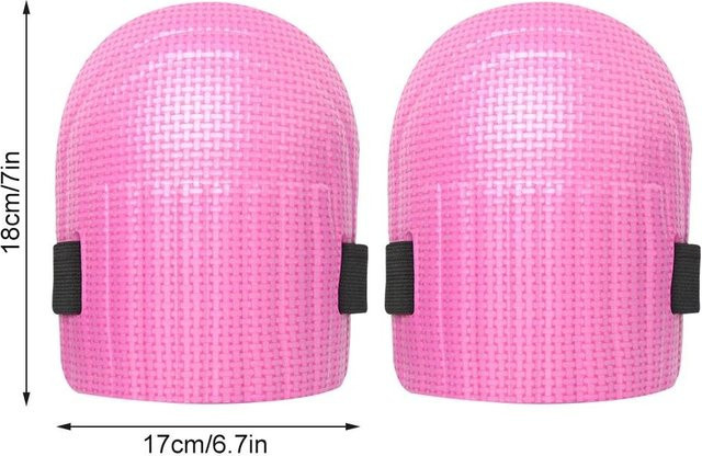 2 Stück NATAWA Knieschoner aus EVA-Schaum in Rosa mit weicher Polsterung für Arbeit und Sport - Bild 1