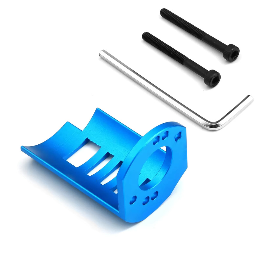 Tamiya Metall-Motorschutzabdeckung 54817, Zubehör, Blau - Bild 2