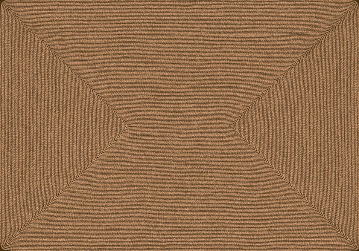 Élitis Wallpaper Cocon VP 994 70 in Braun mit abstraktem Streifenmuster aus Vinyl - Bild 1