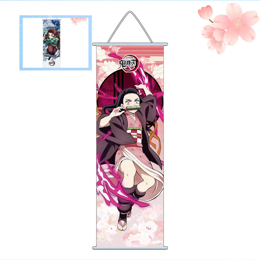 Bandai Demon Slayer Anime Poster Nezuko Hängebild aus Papier in Mehrfarbig - Bild 2