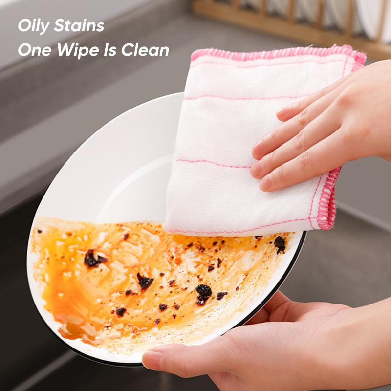 Saugfähiges Mikrofaser Küchenputztuch von Household supplies MH mit 8 Schichten zur Ölentfernung, Breite: 30 cm - Bild 4