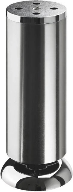 Hettich Möbelfuß in Edelstahl-Optik Silber Durchmesser: 5 cm, Höhe: 15 cm - Bild 1