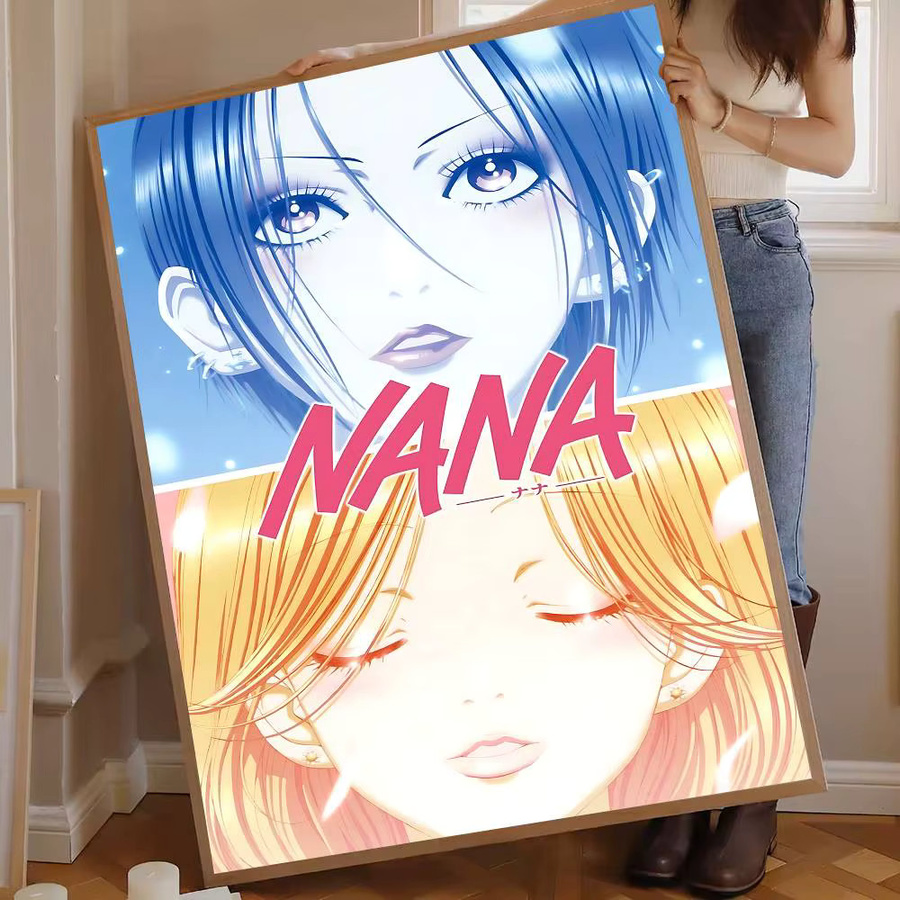 Potdemiel Anime N-NANA Shoujo Manga Poster als Kawaii Whitepaper Aufkleber in Weiß für deine Zimmerdekoration - Bild 6
