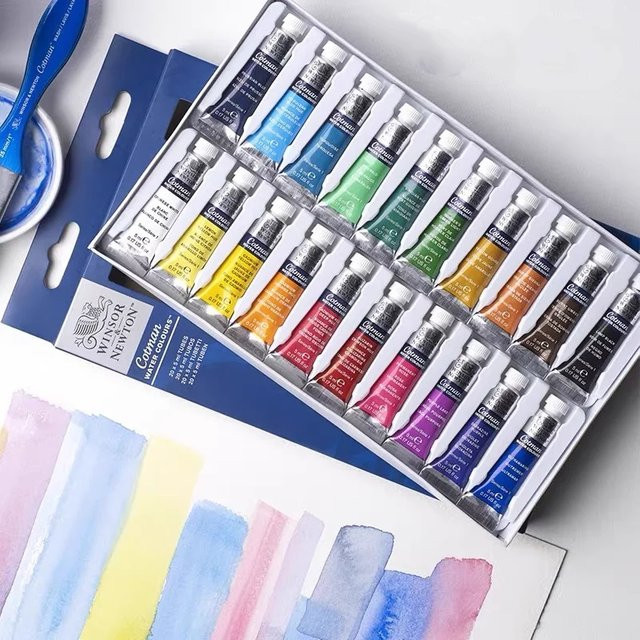 Winsor & Newton Cotman Aquarellfarbtuben-Set Multicolor für Künstler und Anfänger (5 ml Tuben) - Bild 1