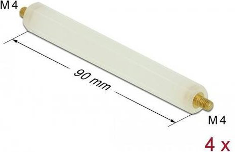 Delock 60274 Abstandsschraube transparent - Bild 1