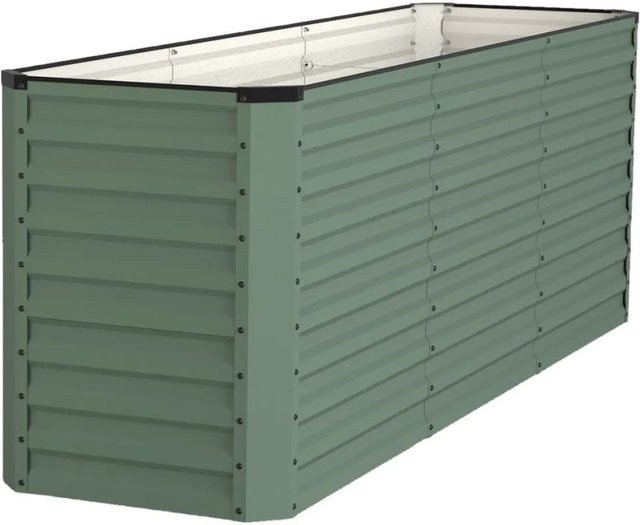 VidaAtHome.de RIVARO Select Hochbeet aus Stahl in Waldgrün und Schwarz, B/T/H: 260 x 70 x 90 cm - Bild 1