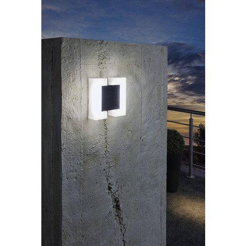 Eglo LED-Außenwandleuchte SITIA in Anthrazit und Schwarz, 1100 lm, 3000 K, H x B: 18 x 18 cm - Bild 2
